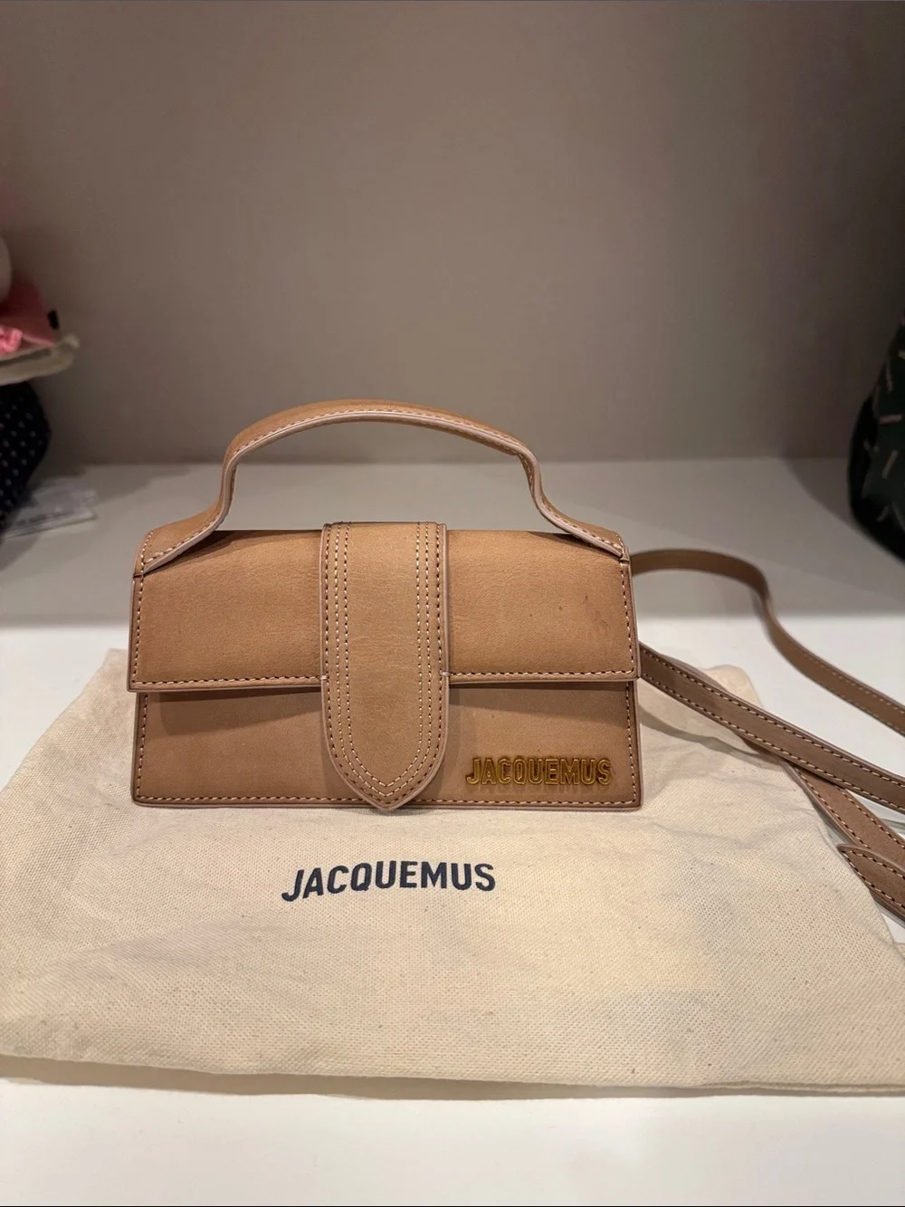 Jacquemus le bambino Mini Top-Handle Crossbody bag - Picture 1 of 10